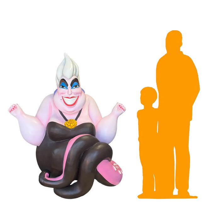 Evil Villain Lady Octopus Life Size Statue LM Treasures - A