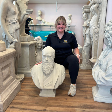 Darwin Bust Life Size Statue LM Treasures - H