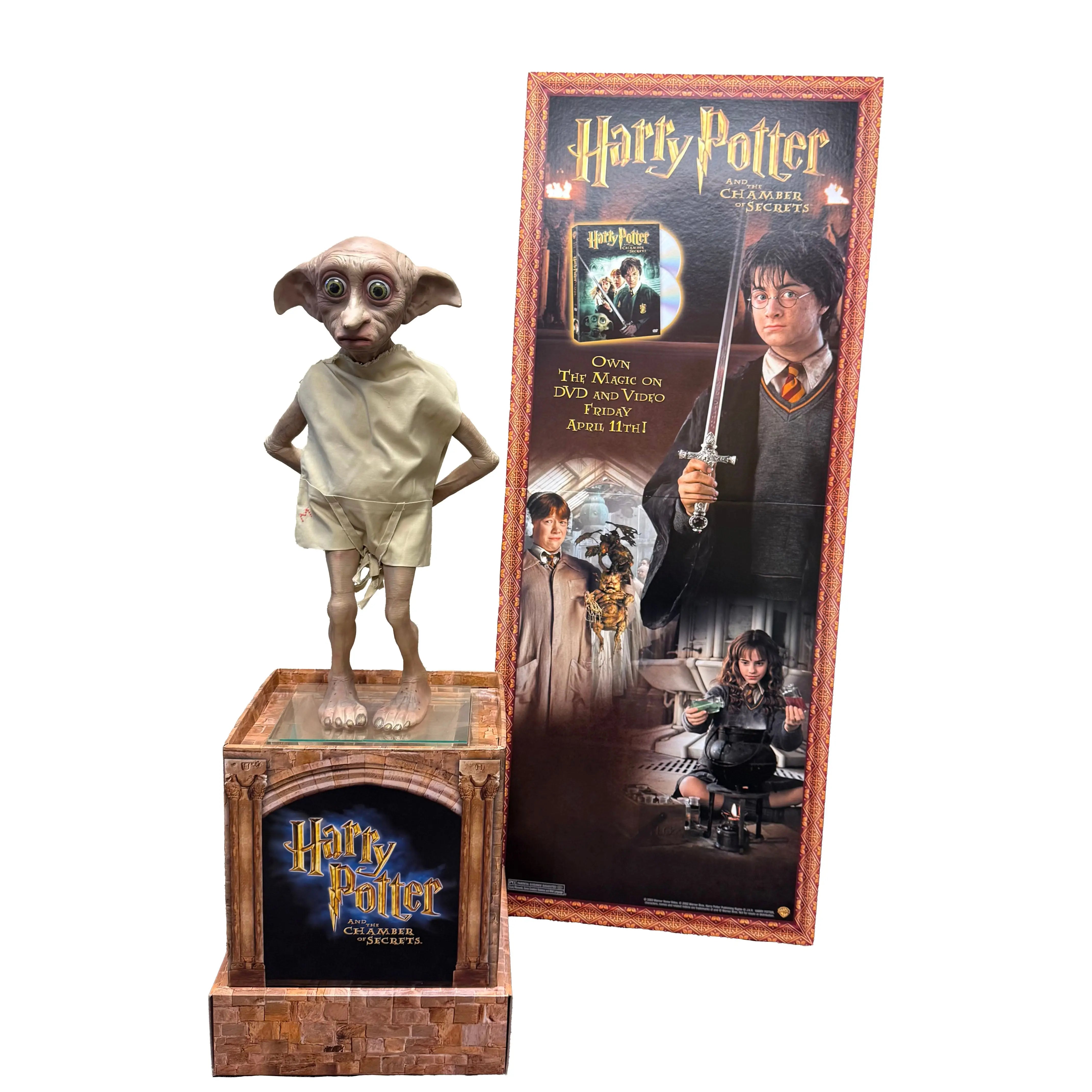Harry Potter Chamber of Secrets 2002 Promotional Display Dobby Statue ...