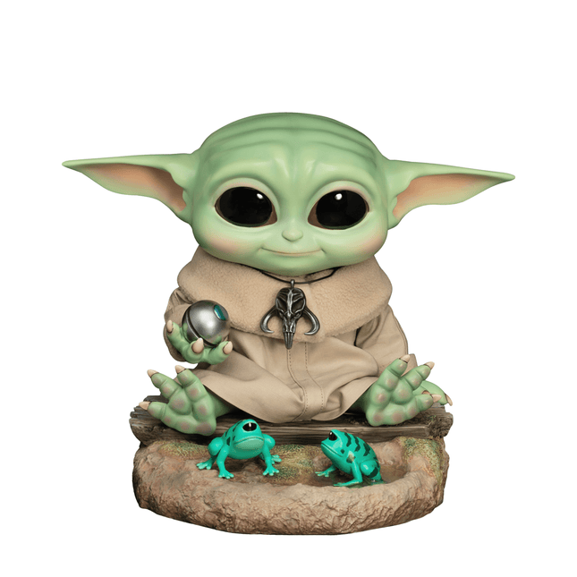 Star Wars The Mandalorian Grogu Egg Attack Statue