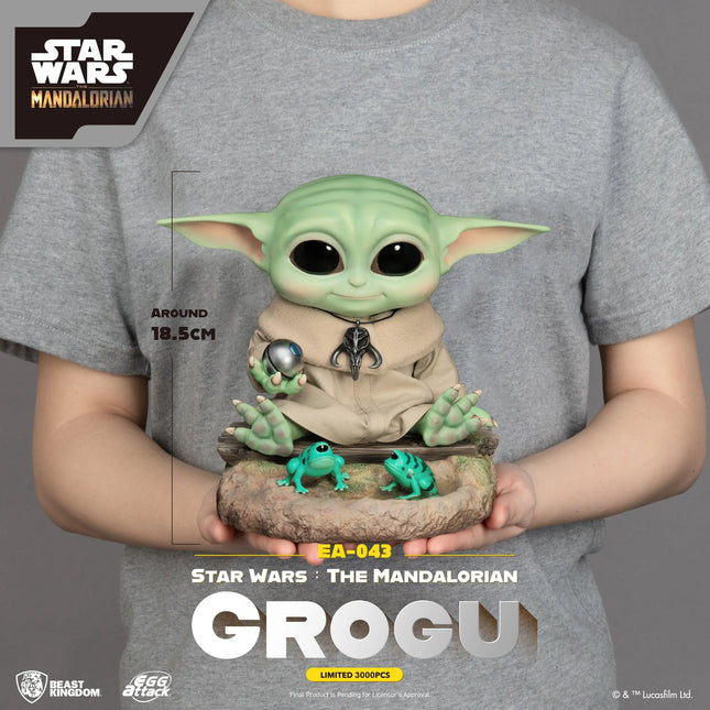 Star Wars The Mandalorian Grogu Egg Attack Statue LM Treasures - MC