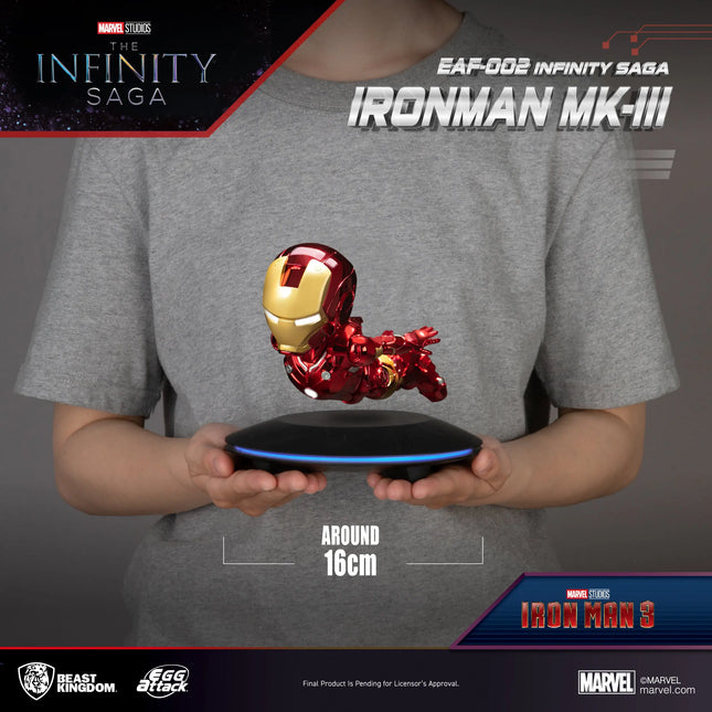 Infinity Saga Iron Man Floating Table Top Statue LM Treasures - MC