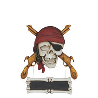 Pirate Skull Gun Sign Statue - LM Treasures 