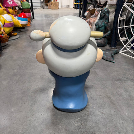 Old Man Avatar Japanese Character Store Display "Eyes Closed" - Pre-Owned LM Treasures - P