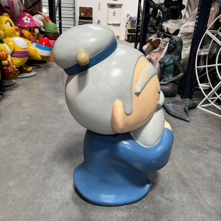 Old Man Avatar Japanese Character Store Display "Eyes Closed" - Pre-Owned LM Treasures - P