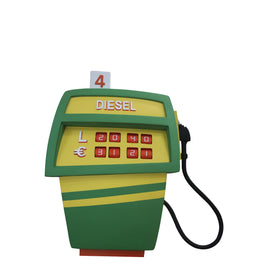 Gas Pump Green Life Size Statue - LM Treasures 