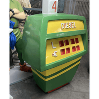 Gas Pump Green Life Size Statue - LM Treasures 