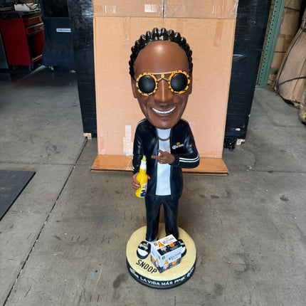Snoop Dogg In Black Sweatsuit Corona Bobblehead Statue