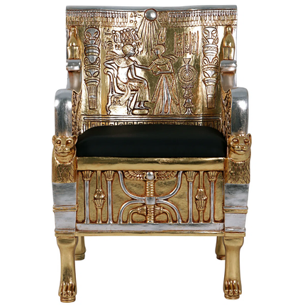 Egyptian Arm Chair Statue LM Treasures - H