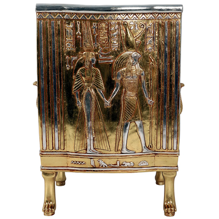Egyptian Arm Chair Statue LM Treasures - H
