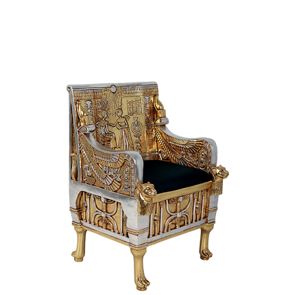 Egyptian Arm Chair Statue LM Treasures - H