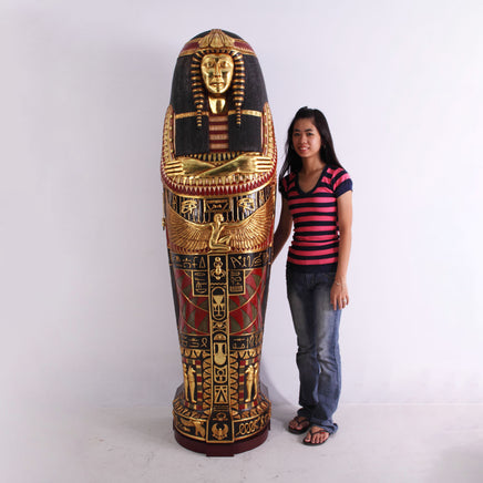 Egyptian Sarcophagus Queen Nefertiti Life Size Statue - LM Treasures 