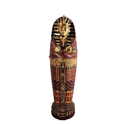 Egyptian Sarcophagus King Tut Life Size Statue - LM Treasures 