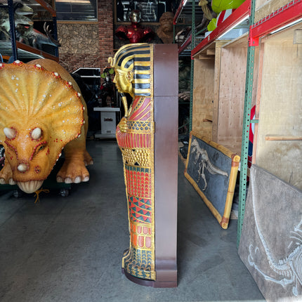 Egyptian Sarcophagus King Tut Life Size Statue
