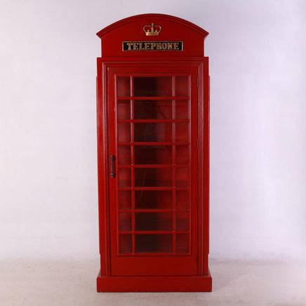 British Phone Booth Cabinet Statue - LM Treasures 