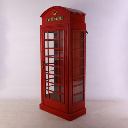 British Phone Booth Cabinet Statue - LM Treasures 