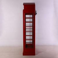 British Phone Booth Cabinet Statue - LM Treasures 