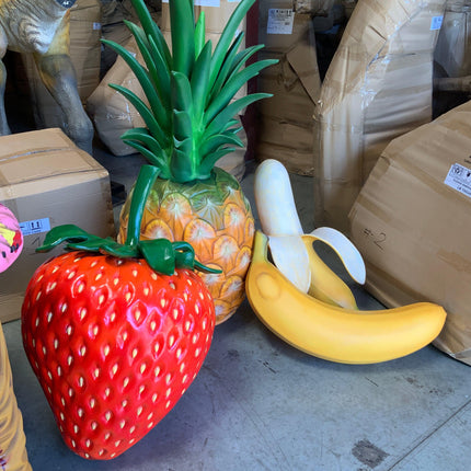 Giant Strawberry Over Sized Statue