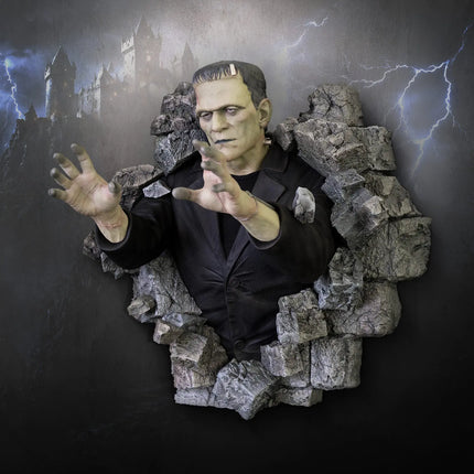 Frankenstein's Monster 1:1 Life Size Wall Decor Bust Statue LM Treasures - HC