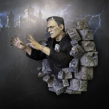 Frankenstein's Monster 1:1 Life Size Wall Decor Bust Statue LM Treasures - HC