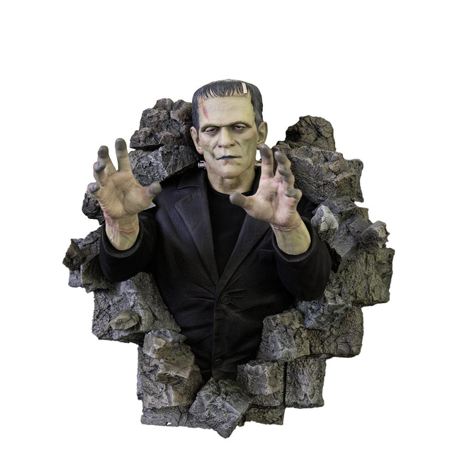 Frankenstein's Monster 1:1 Life Size Wall Decor Bust Statue LM Treasures - HC