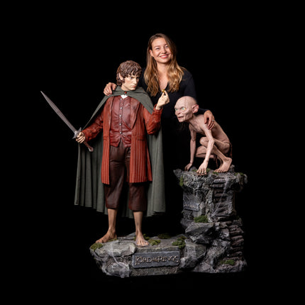 Lord of the Rings Set of 2 Frodo and Gollum 1:1 Life Size Statues