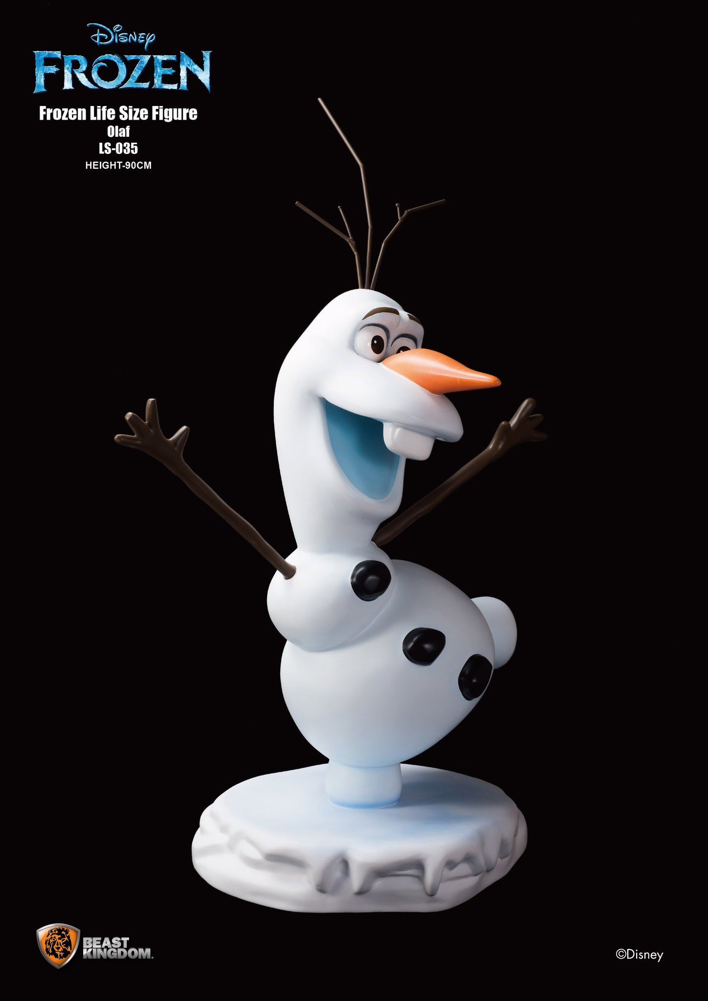Disney Frozen Olaf Life Size Statue