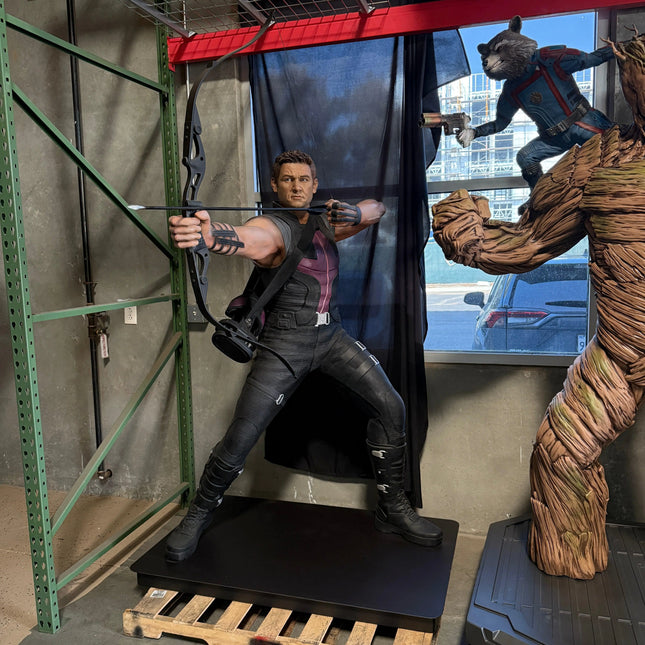 The Avengers Hawkeye (Jeremey Lee Renner) Life Size Statue LM Treasures - P