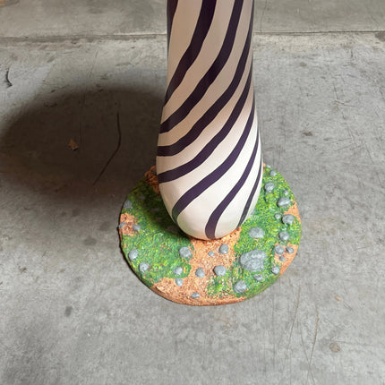 Large Striped Mushroom Over Sized Statue LM Treasures - PT