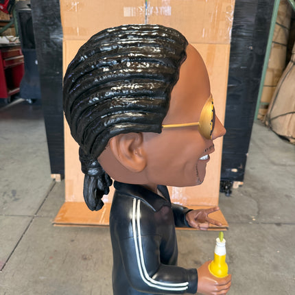 Snoop Dogg In Black Sweatsuit Corona Bobblehead Statue