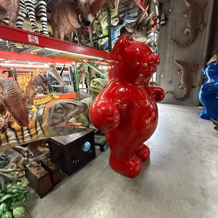 Jumbo Red Gummy Bear Over Sized Statue