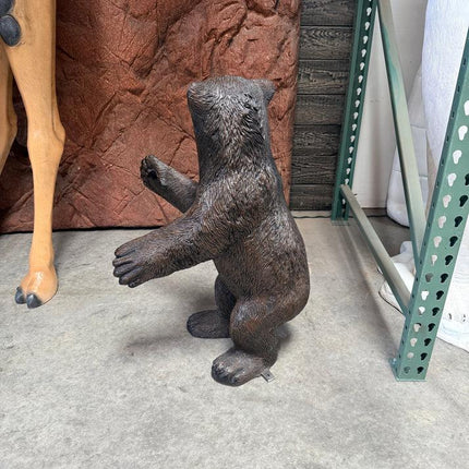 Baby Grizzly Bear Life Size Statue