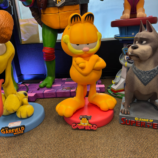 Comic Garfield Life Size Statue