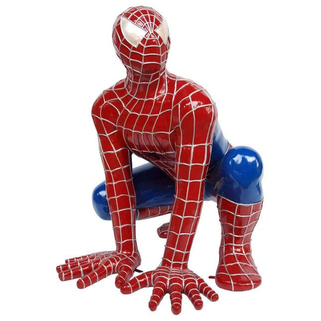 Sticky Superhero Squatting Life Size Statue LM Treasures - A