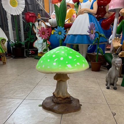 Small Green Mushroom Over Sized Statue LM Treasures - T
