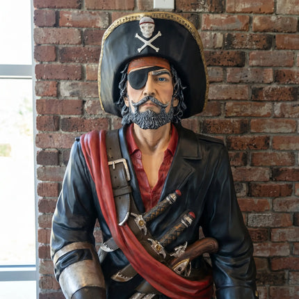 Pirate Captain Hook Life Size Statue LM Treasures - A