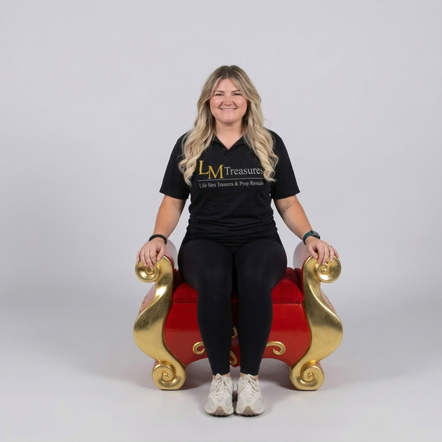 Santa Claus Stool Life Size Statue LM Treasures - H