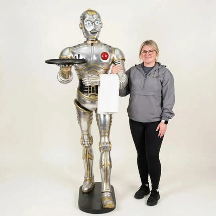 Android Robot Droid Butler Life Size Statue LM Treasures - H