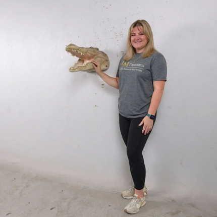 Crocodile Head Wall Decor Statue LM Treasures - H