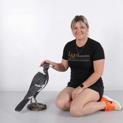 Magpie Crow Life Size Statue LM Treasures - H