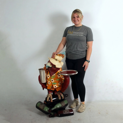 Large Parrot Butler Statue LM Treasures - H