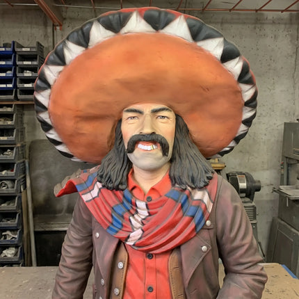 Cowboy With Sombrero Life Size Statue LM Treasures - A