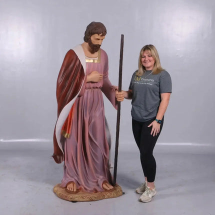 Nativity Joseph Christmas Life Size Statue LM Treasures - H