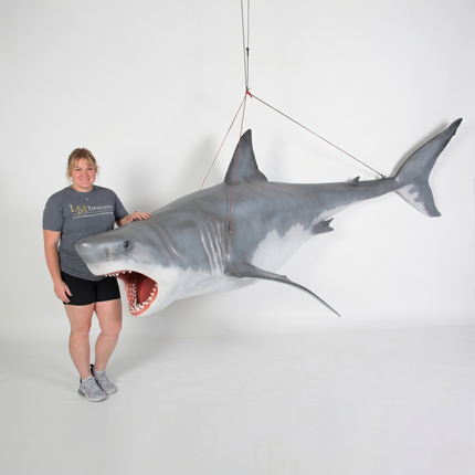 Great White Shark Statue LM Treasures - H