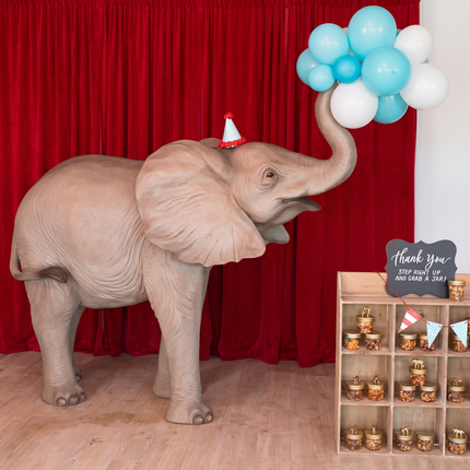 Standing Baby Elephant Statue LM Treasures - A
