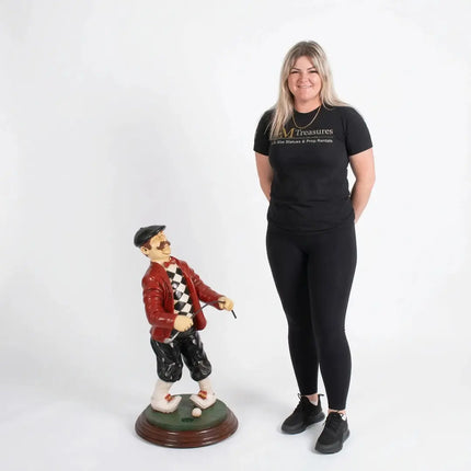 Golfer Frustrated Small Statue LM Treasures - H