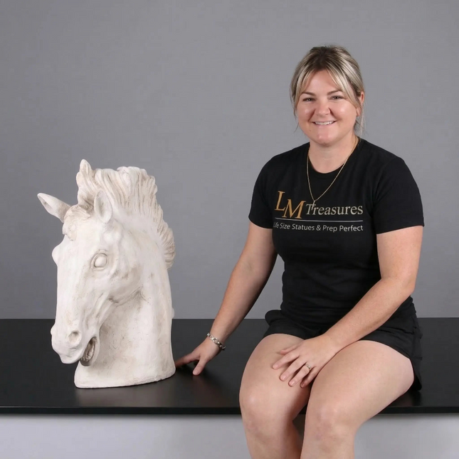 Horse Head Small Statue LM Treasures - H