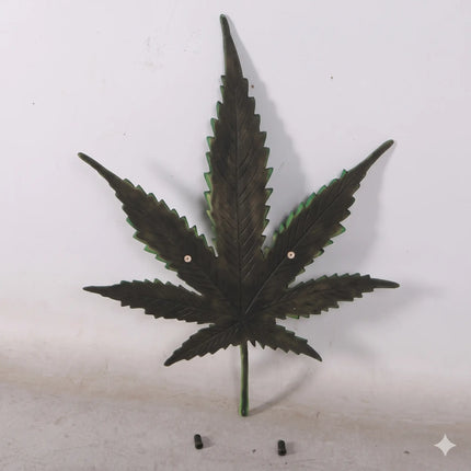 Cannabis Marijuana Weed Leaf Wall Decor Statue