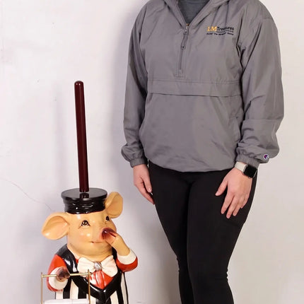 Pig Toilet Paper Holder Statue