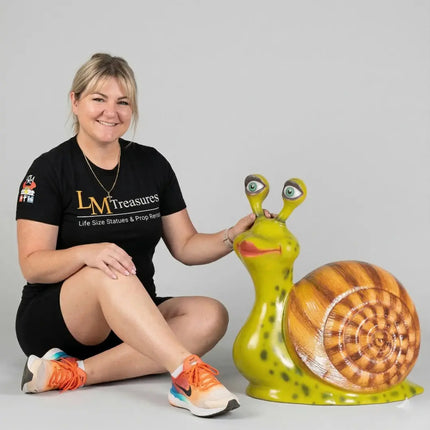 Comic Female Snail Over Sized Statue LM Treasures - H